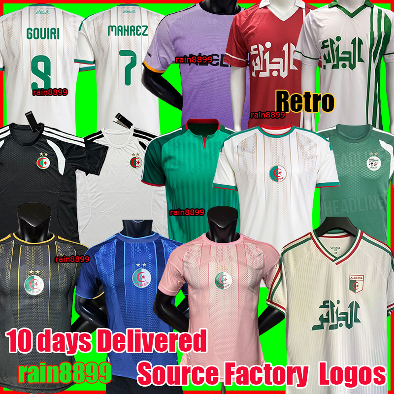 maillot algerie 2026 BENRAHMA Algerie Soccer Jerseys 2026 MAHREZ BENNACER GOUIRI Algeria football shirt AMOURA kits men kids sets maillot de foot 2026 2027