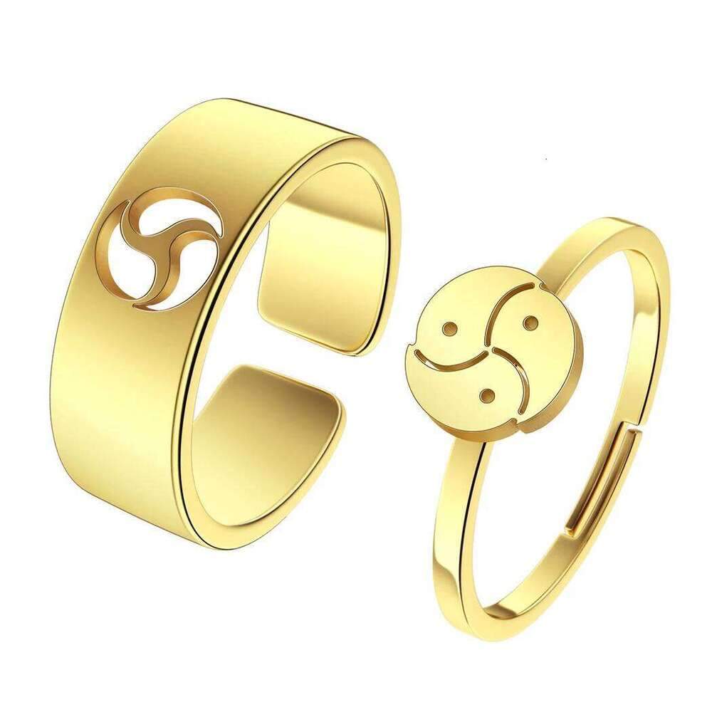Bdsm Promise Ring for Couples - Master Slave Jewelry, Matching Rings, His and Her Ring, Alternative Engagement, Boyfriend W260206