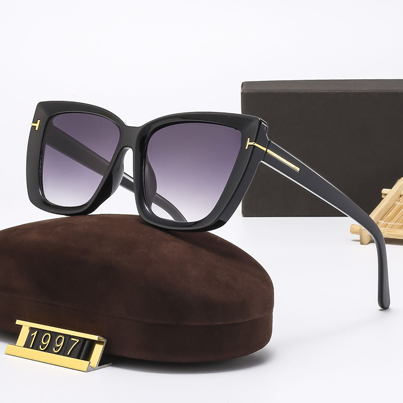 Designer Sunglasses For Women Men Retro Fashion Acetate Cat Eye Eyewear T1997 Luxury Sunglasses Outdoor Goggles UV400 Sun Glasses With Box