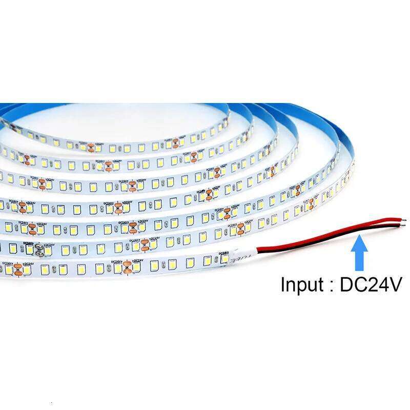 Single 5m 10m 15M 20m Long LED DC24V 120LEDs/m Light Strip Flexible Cuttable Whole Length Is 20meters Soft Lamp Bar Z260206