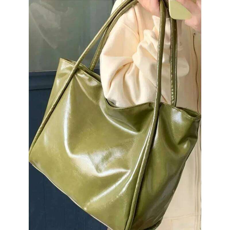 Spring Summer Women's Tote Commuter Shoulder Underarm Bag High Quali Large Capaci Handbag PU Leather Magnetic Buckle Y260205