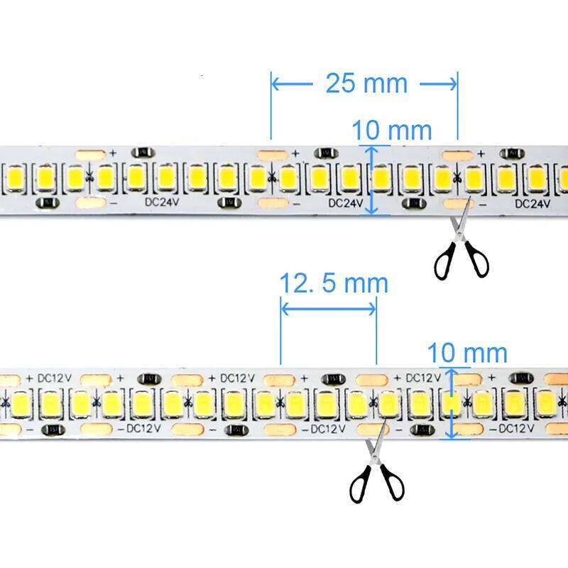240LEDs/m LED 2835 DC12V 24V Home Light Strip 5M 1200LEDs High light Red Green Blue Flexible And Cuttable Soft Lamp Bar Z260206