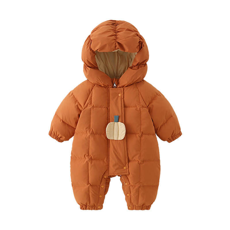 PF321 Wear Warm Baby Autumn Winter Thickened Jumpsuit Newborn Outdoor Wrap Clothes