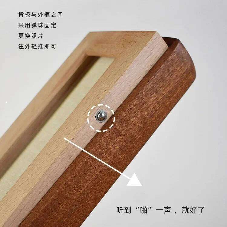 High-grade Photo Frame,Solid Wood Picture Frames,Display Stand for DIY Triptych,Quadruple Multi-piece Couple Wedding Photos,Lift S260205