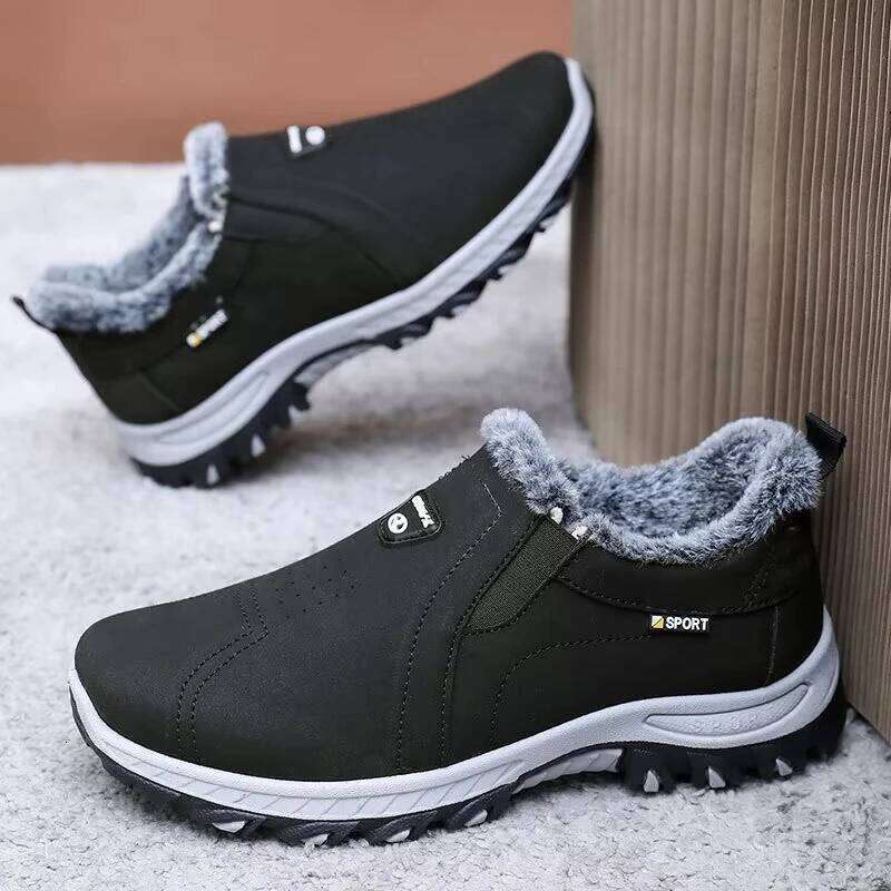 Men's winter snow boots outdoor fishing wear-resistant hiking cheap shoes clearance free shipping