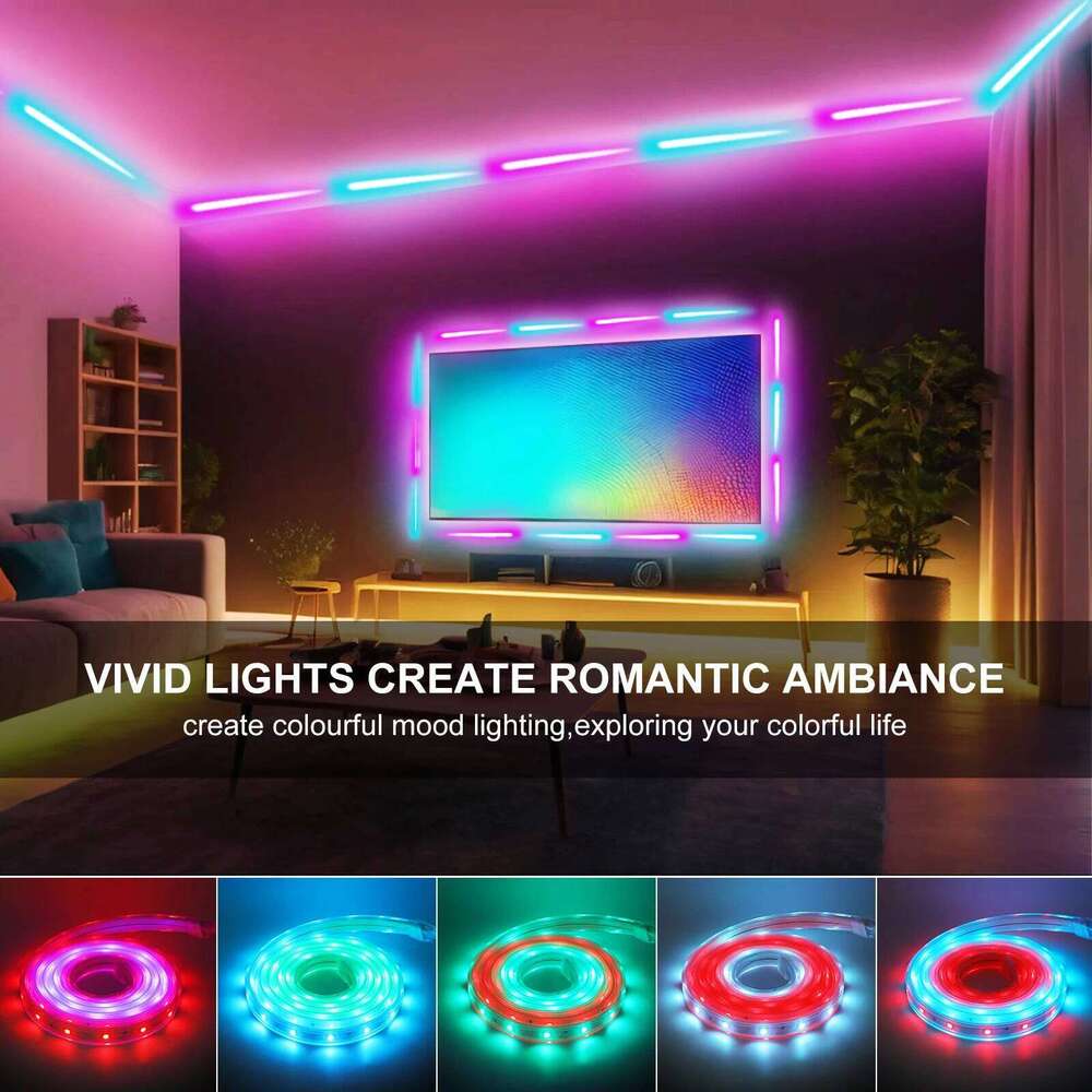 220V Strip Light SMD5050 WS2811 Running Water Ribbon Tape 30Leds/m Waterproof Flexible RGB LED Lights 2m 4m 6m 8m Z260206