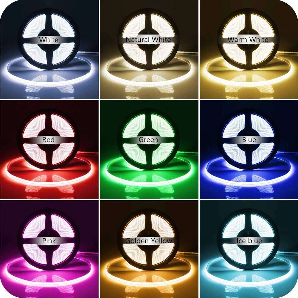5mm DC12V Car Interior Ambient Lights Atmosphere Decorative Lamps Lighting COB LED Strip 1M 2M 3M 5M Z260206