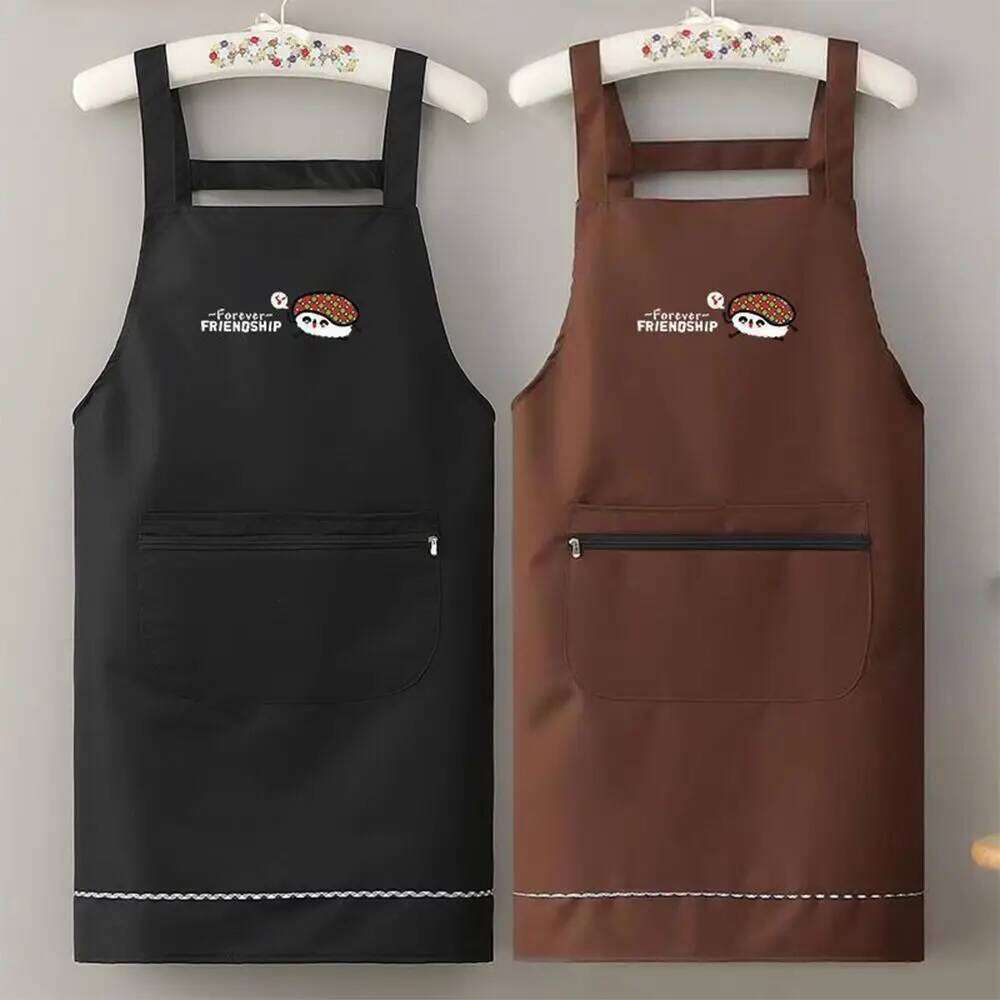 Kitchen Household Abrasion Resistant Waterproof Antifouling Barista Restaurant Uniform Work Apron S260205
