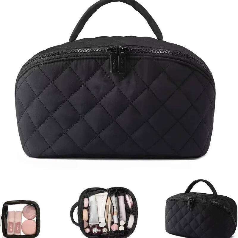 1pcs Large-Capacity Handheld Portable Makeup Outdoor Travel Toiletry Organizer Pouch Cosmetic and Skincare Storage Bag Y260206