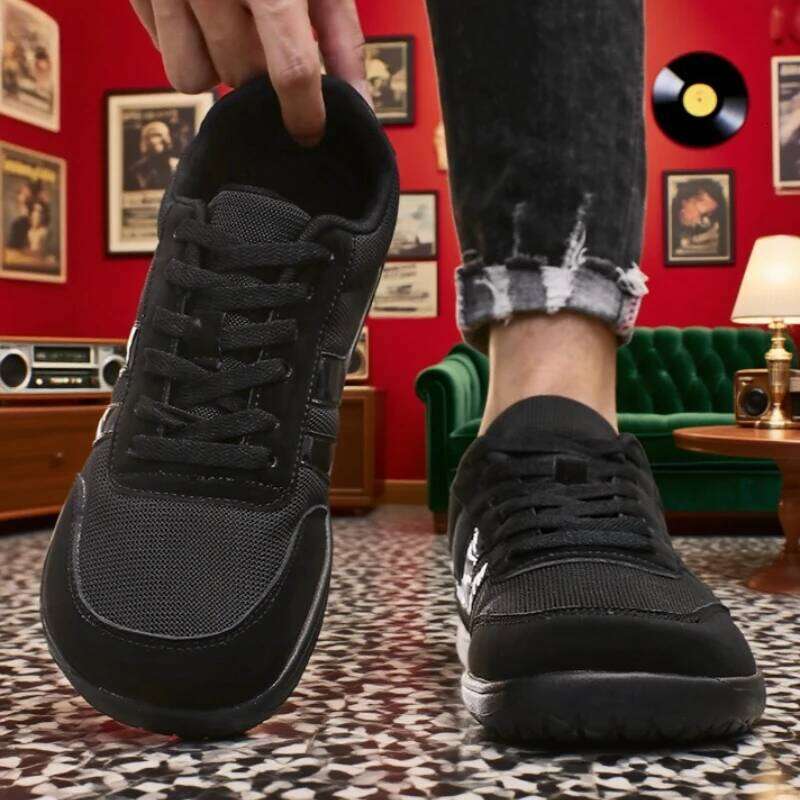 Wide Outdoor Lightweight Breathable Trail Running Shoes Non-Slip Minimalist Tneis Men's Barefoot Sneakers