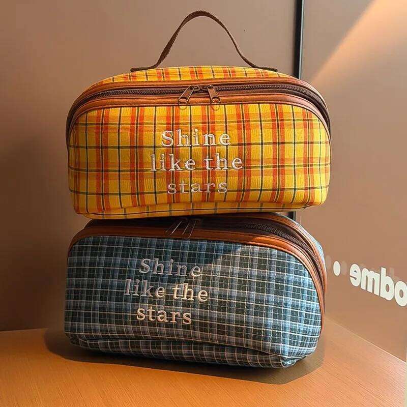 Large Capacity bag Women's Cosmetic pouch Travel Toiletry Storage Portable Wash Clutch Bag Female Makeup organizer Y260206