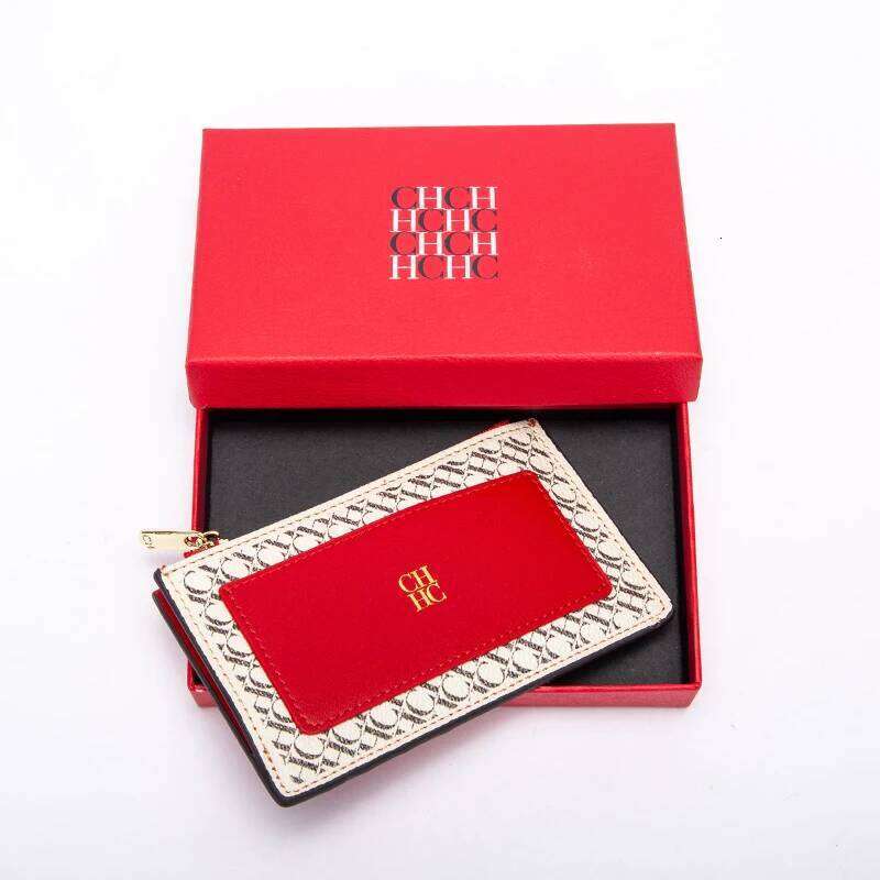 Color Blocking Design Fashion Classic Style 2024 Unisex Wallet PC Material Business Office Commuter Card Holder Y260206