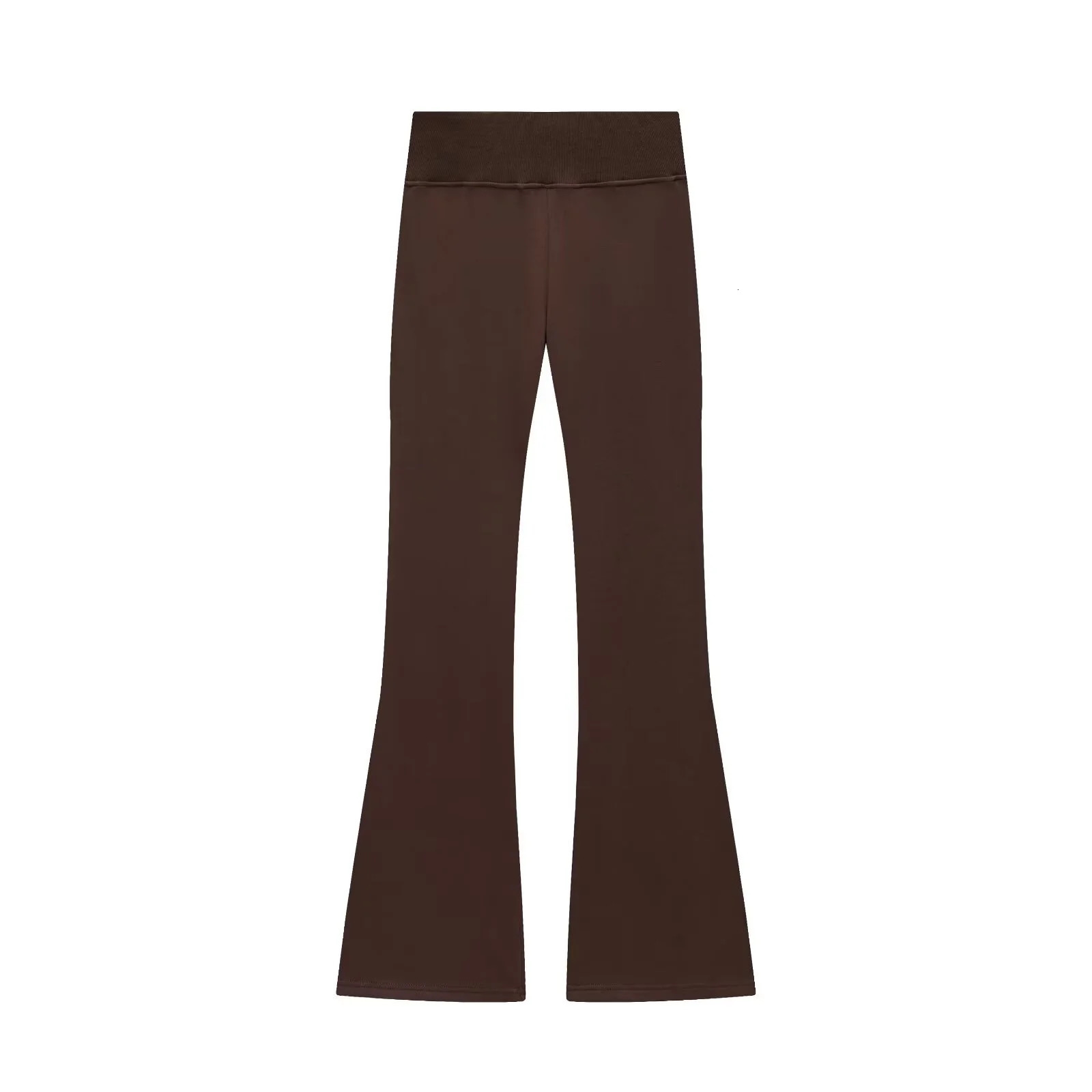 2025 Autumn Womens Casual Lapel LongSleeved Zipper Fleece Jacket HighWaisted Terry Flared Trousers 260126 - view 5