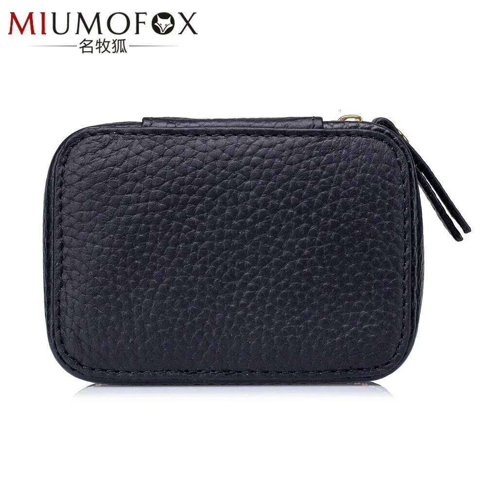 Mini Portable Cosmetic Leather Storage Bag New Envelope Small Lipstick Case Mirror Y260206