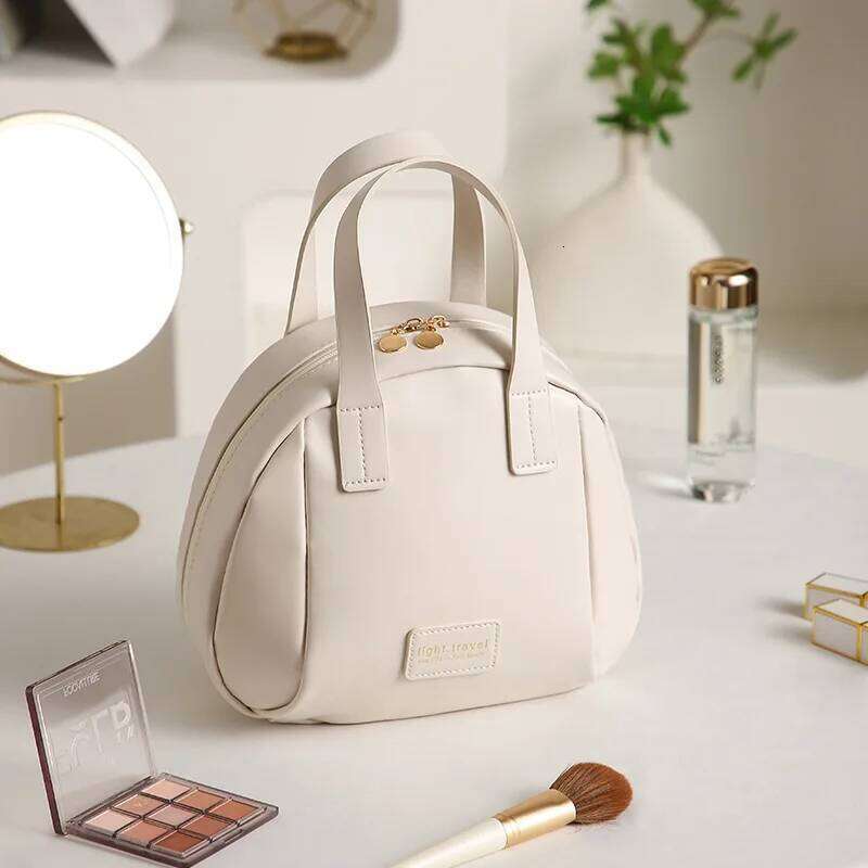 Maillard cosmetic PU waterproof portable travel toiletry storage bag large capacity Y260206