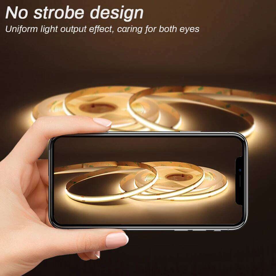 3mm 5mm COB 12V 24V Dimmable 3000K 4000K 6000K High Density Flexible Light For Home Decor RA90 LED Strip Lights Z260206