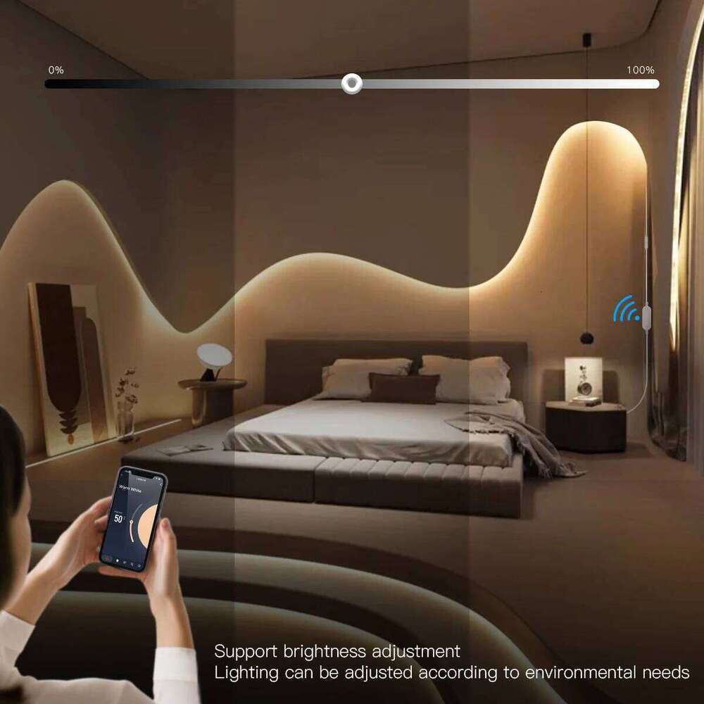 Tuya Smart DC5V Neon Light LED Strip USB WIFI Control 2835 120LEDs/M Flexible Rope Tube Lamp Waterproof For Home Decor Z260206