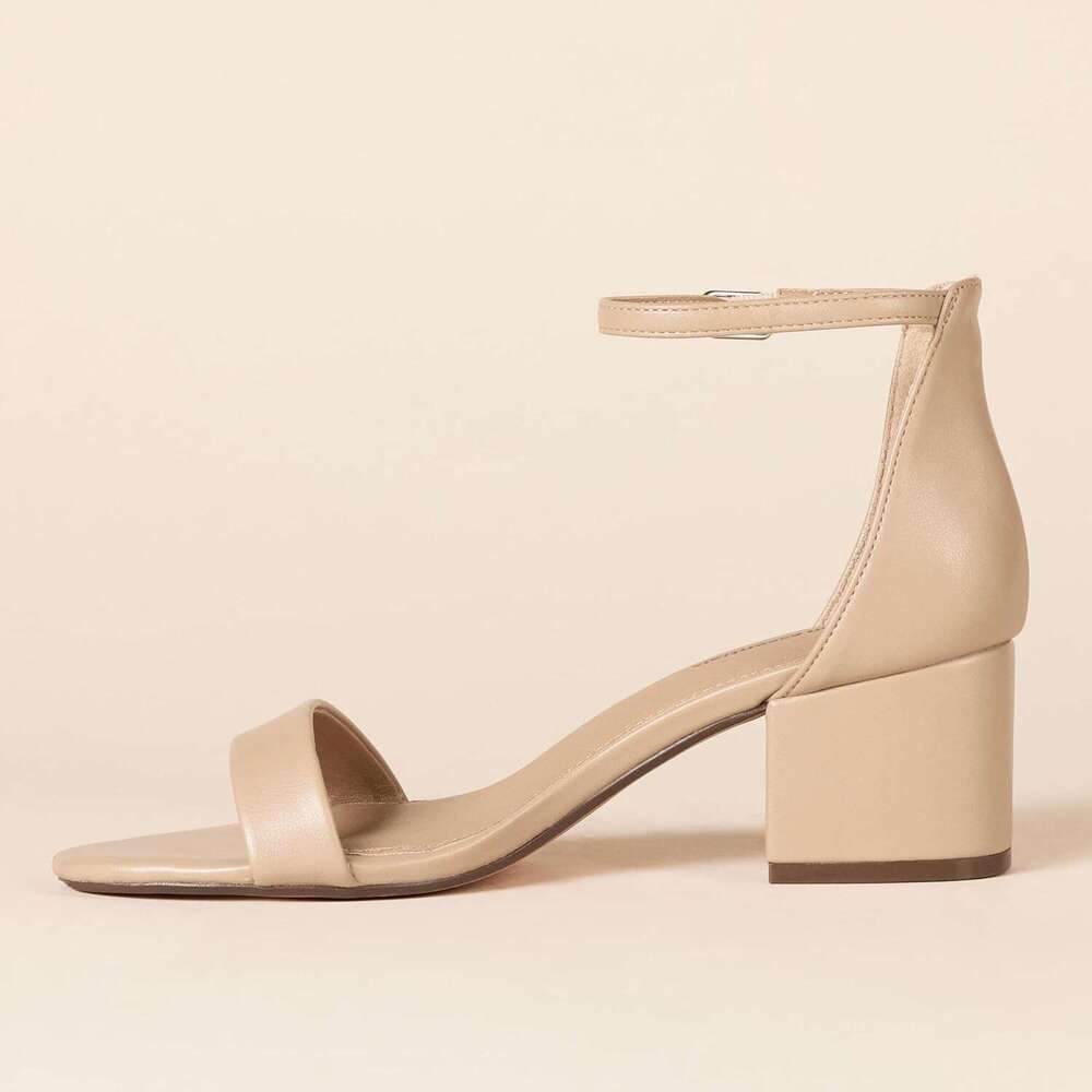 Womens Strap Heeled Sandal Designer High Heels Retro Mary Jane Heel Shoes Shoes Leather Sandals Womens Heel Smmer Party Dress Shoes