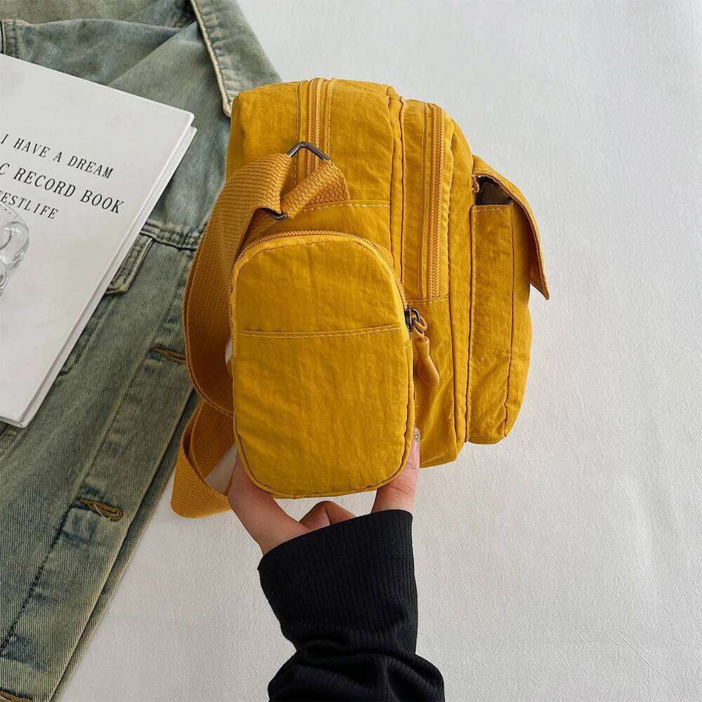 Versatile Nylon Small Square Multi-Functional Large Capacity Commuter Mini Shoulder Mountaineering Bag XJ260129