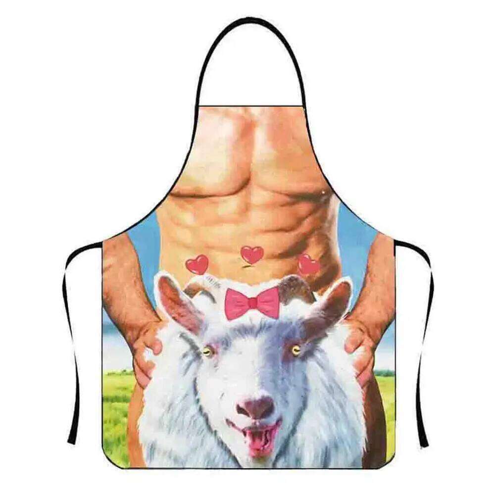 Funny Sexy Cooking Apron Kitchen Baking For Woman And Man Dinner BBQ Party Cartoon Delantal Cocina S260205