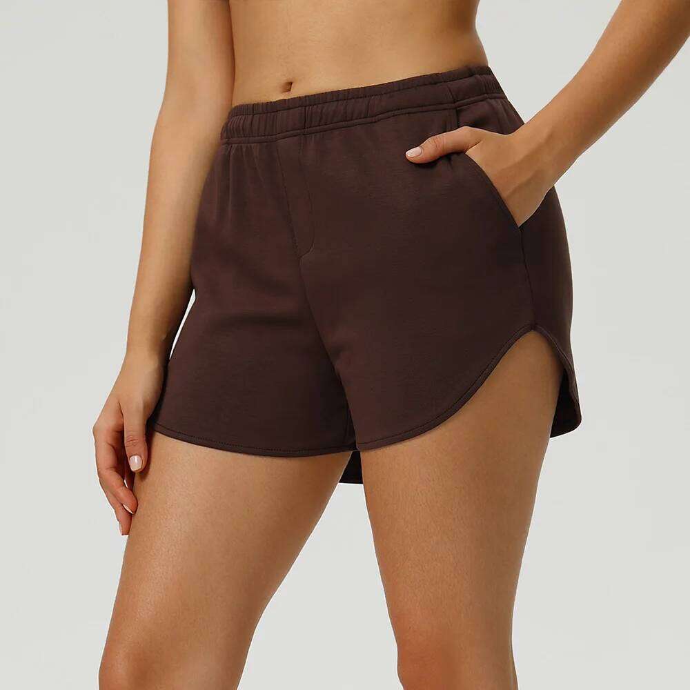 Yoga Women Elastic Running Workout Short Leggings For Ladies Gym Sport Fitness Shorts Sportwear XJ260206