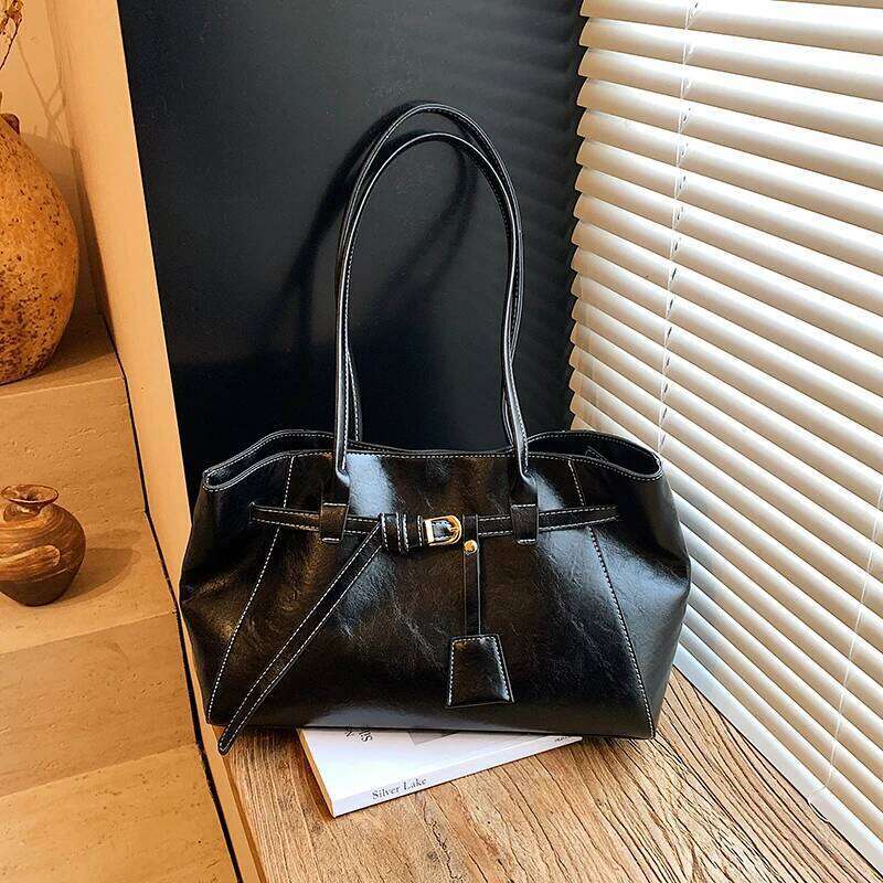 Elegant Ladies Leather Shoulder Bag, Women Crossbody Messenger Handbags, Popular Classic Tote Bags By Luxury Brand Y260205