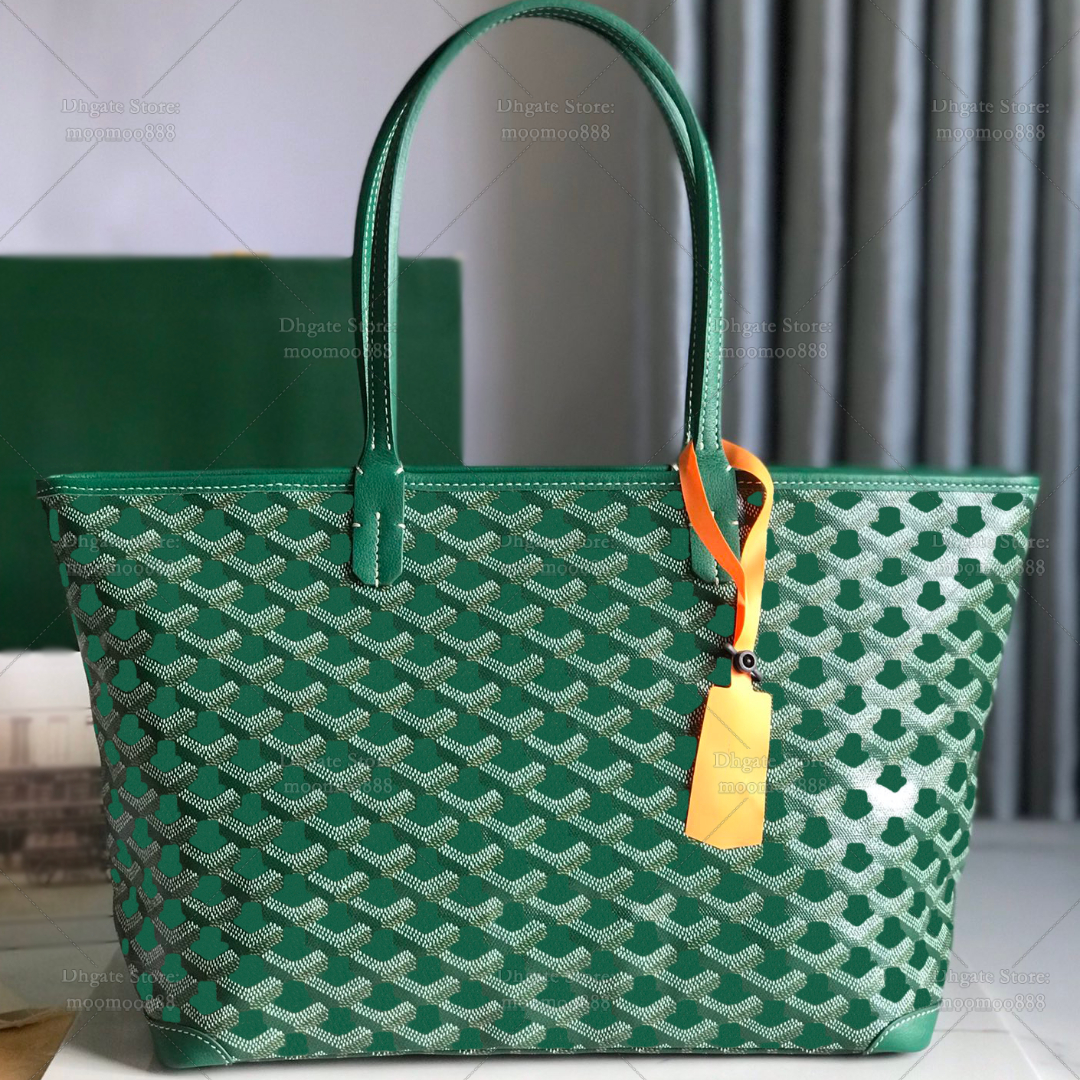 12A All-New Mirror Quality Designer Artois Shopping Bag PM MM Handbags for Women Man Luxury Travel Bags Canvas Shoulder Bag Green Laptop Bags with Zipper