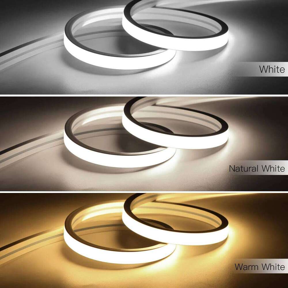 USB 5V Remote Control Dimmable Pure Silicone Tube COB Neon LED Strip Light Waterproof For Garden Bedroom Kitchen Backlight Decor Z260206