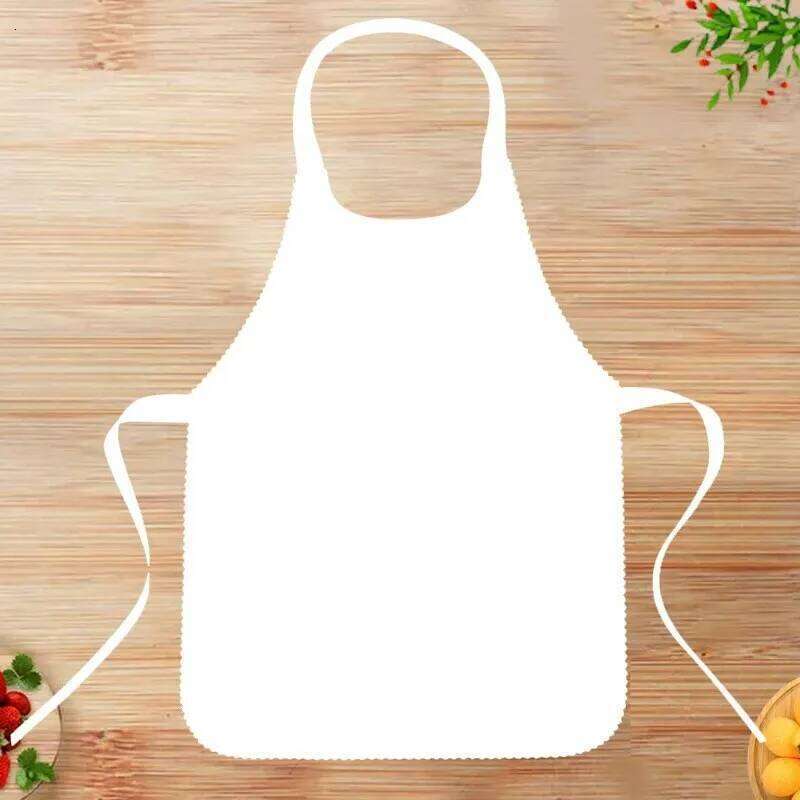 10-20Pcs Non Woven Disposable Aprons Solid Color Household Cleaning Kitchen Cooking Anti-fouling Restaurant Barbecue Apron S260205