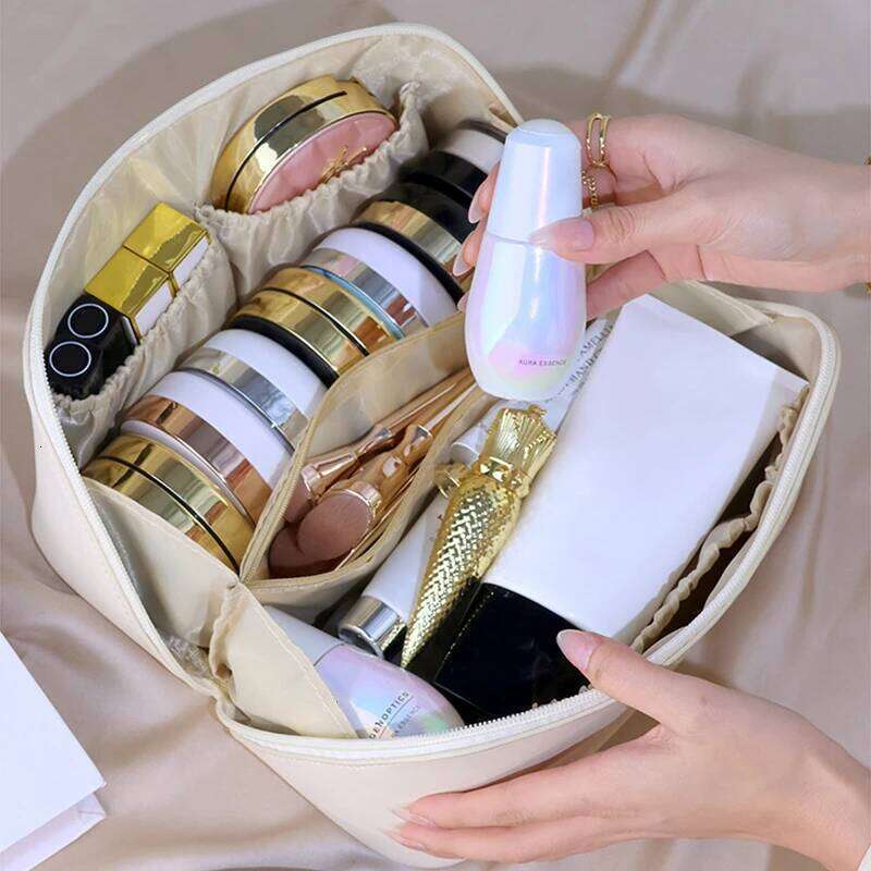Travel Portable Women Makeup Case Waterproof Multifunctional Pouch Women's Cosmetic Bag Y260206
