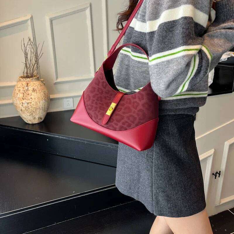 Women High End Luxury Elegant Leather Shoulder Bag Classic Fashion Tote Handbag Daily Crossbody Wear Y260205