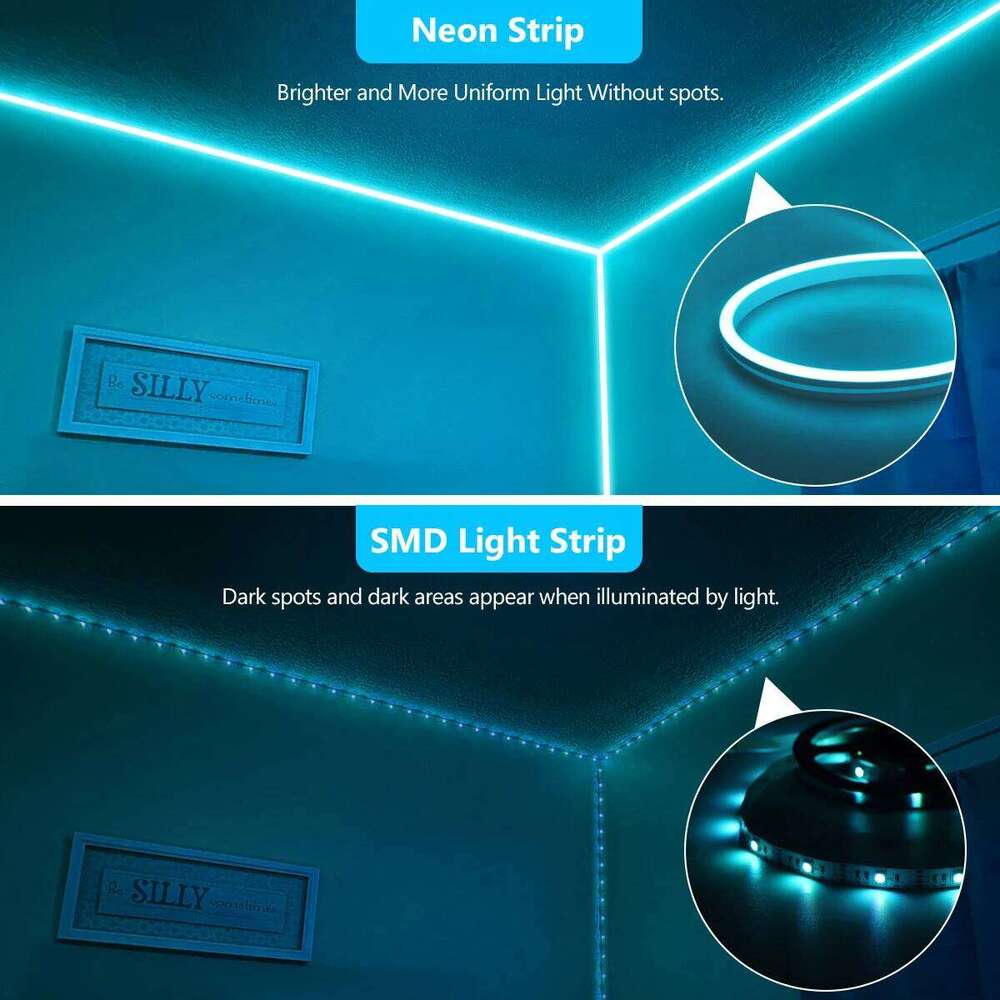 5V USB RGB Light LED Strip Bluetooth App Music Control Neon Sign Waterproof Room Disco KTV Party Decor Lighting 1M 2M 3M 5M Z260206