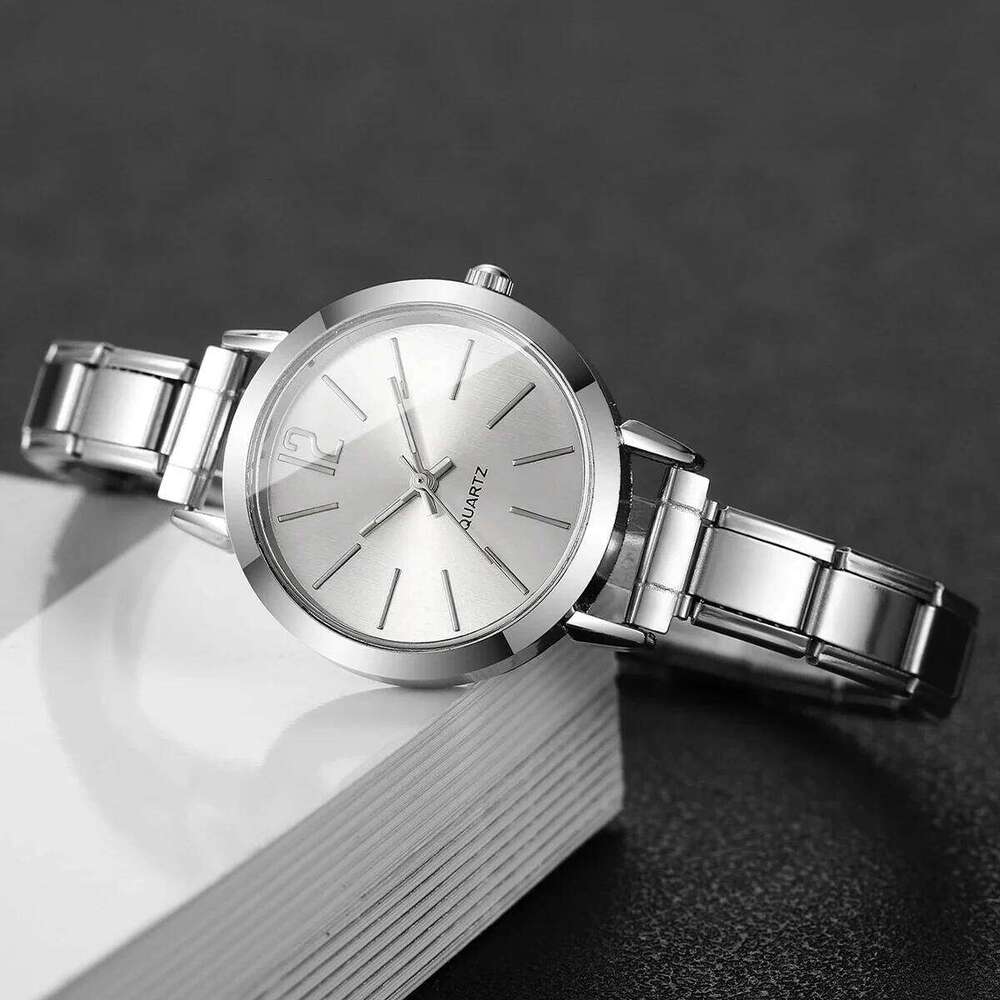 Fashion Arabic Dial Women Quartz Watches Ladies Alloy Band Wristwatch Reloj Mujer Without Box Z260206