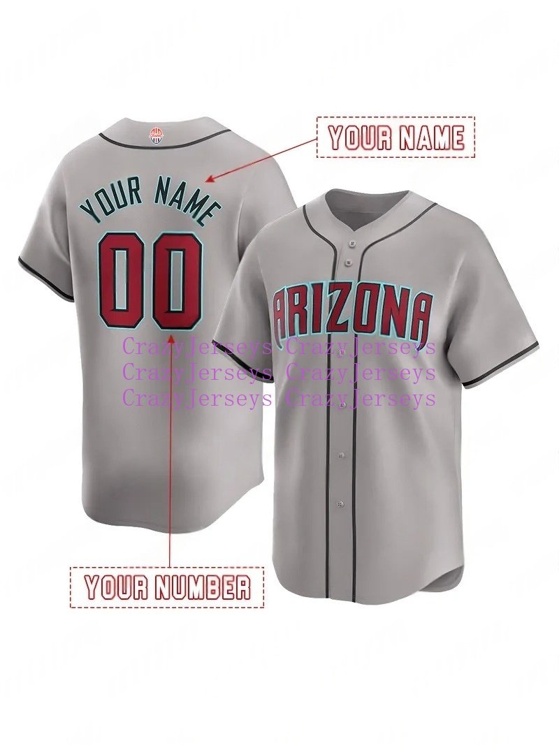 Custom Corbin Carroll Baseball Jersey Ketel Marte Geraldo Perdomo Lourdes Gurriel Jr Crazyjerseys Shxinet