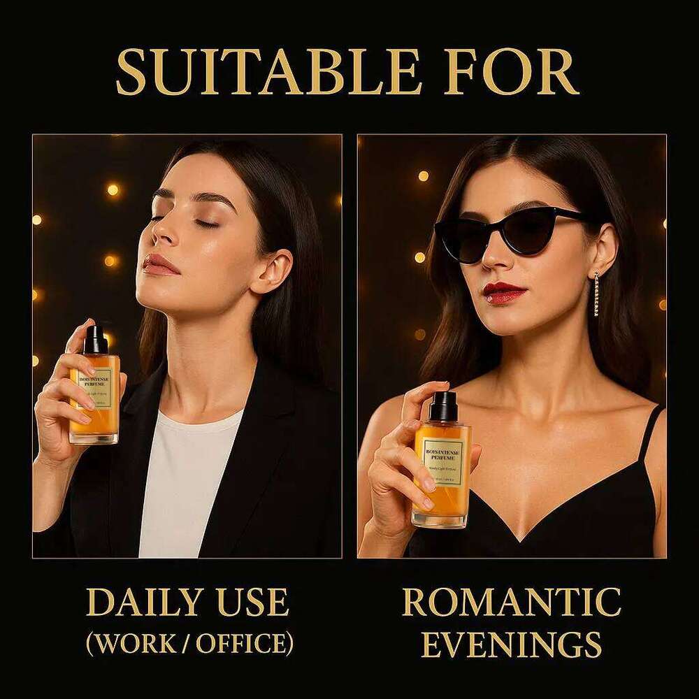 Bois Intense Perfume 50 ML Eau de Parfum for Men with Woody Notes of Iris Frankincense & Honey Luxury Long Lasting Fragrance H260206