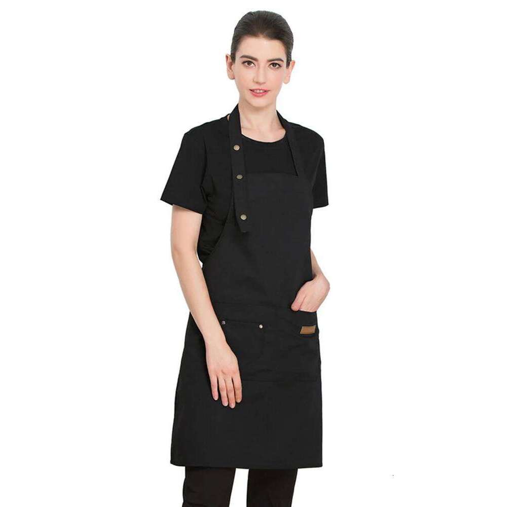 Comfortable Thin Kitchen Aprons Woman Men Chef Work Apron for Grill Restaurant Bar Shop Cafes Beauty Nails Studios Uniform S260205