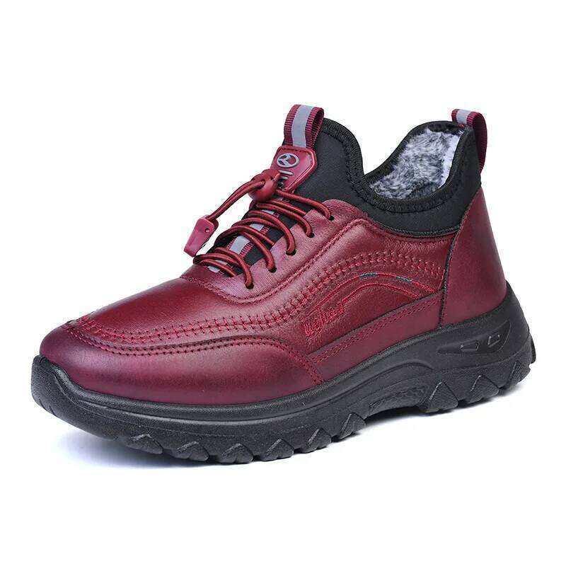 Winter velvet warm cotton waterproof women's polyurethane soft soled shoes special price shoe bag shipping fee