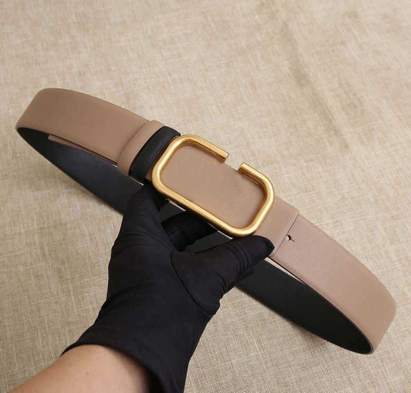 Fashion Designer Belt Women V Buckle Genuine Leather Skirt Dress Jeans Decoration Btlts All-match Girdle 7cm Men Ladies Waistband High-quality ZMVO