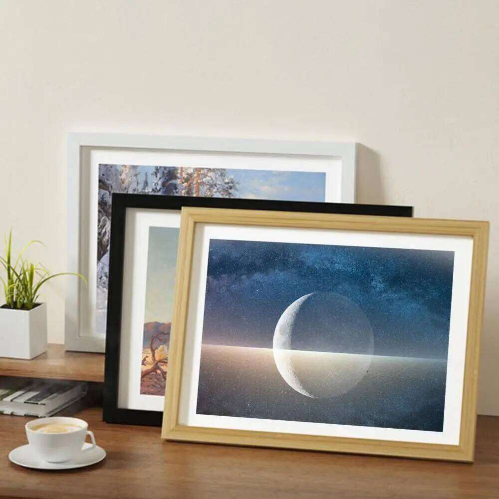 1Pc Photo High-quality Wall Picture with Shatter Resistant Plexiglass A4 Sized Painting Display Frame Home Decor S260205