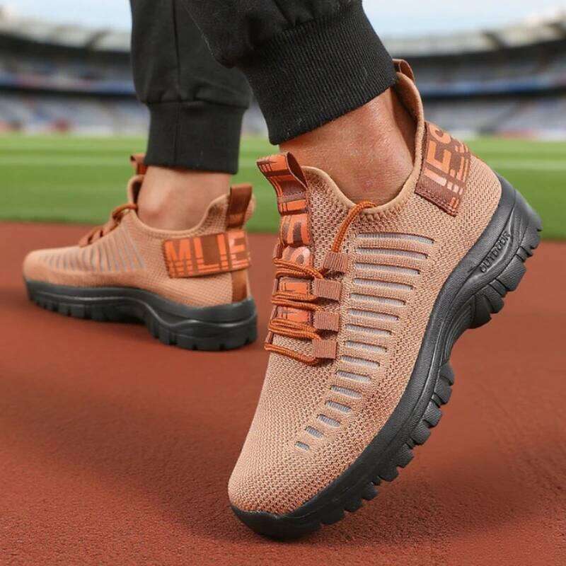 Men's Casual Sneakers Lightweight Breathable Mesh Fashion Running Outdoor Fitness Exercise Classic Slip on Walking Shoes