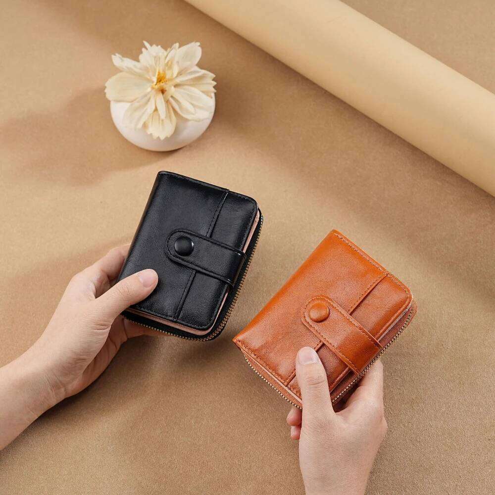 Women Wallet 2025 High Quality PU Leather Female Coin Mini Hasp Card Holder Short Wallets Slim Small Purse Zipper Fashion Y260206