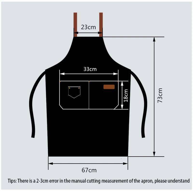 Kitchen Waterproof cross adjustable webbing Restaurant bar Barbershop work apron S260205