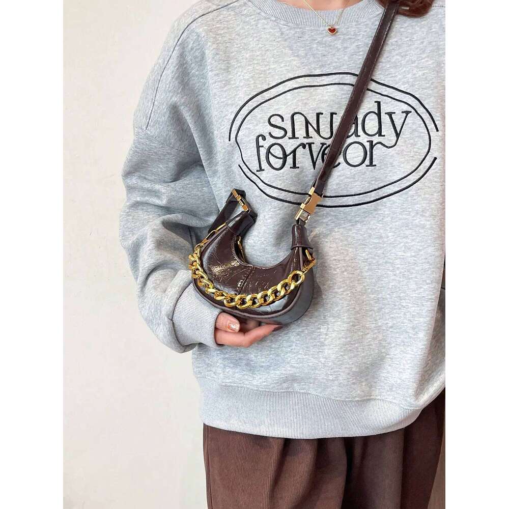 Fashionable Small Handbag, Minimalist Stylish Texture Elegant Style Shoulder Bag, New Casual Top Handle Bag For Women Y260205