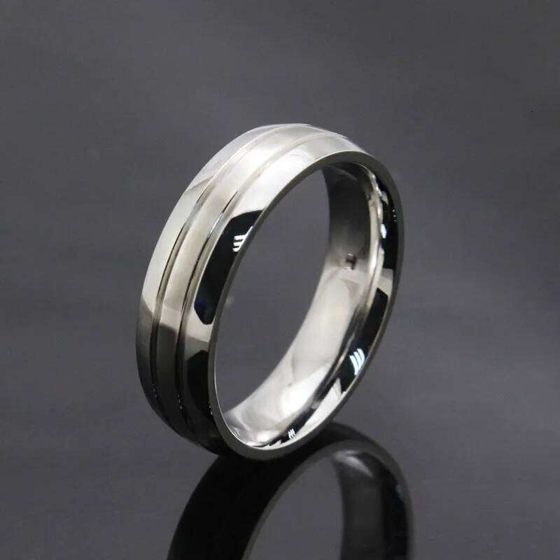 ZORCVENS Stainless Steel Wedding Ring for Men And Women Cubic Zirconia Couple Promise Band Fashion Jewelry Gifts W260206
