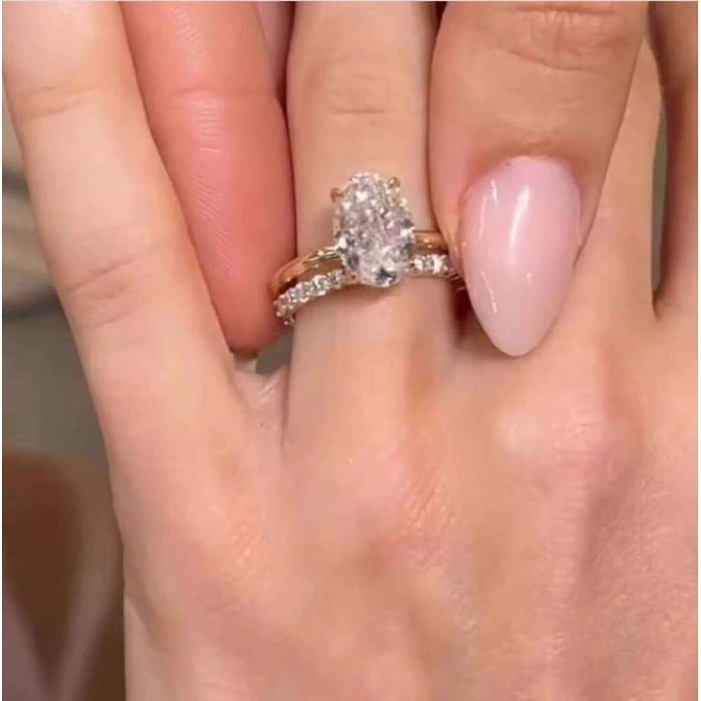 Premium Quality 10K Solid Gold Moissanite Diamond Ring Engagement & Wedding Use Available For Worldwide Supply