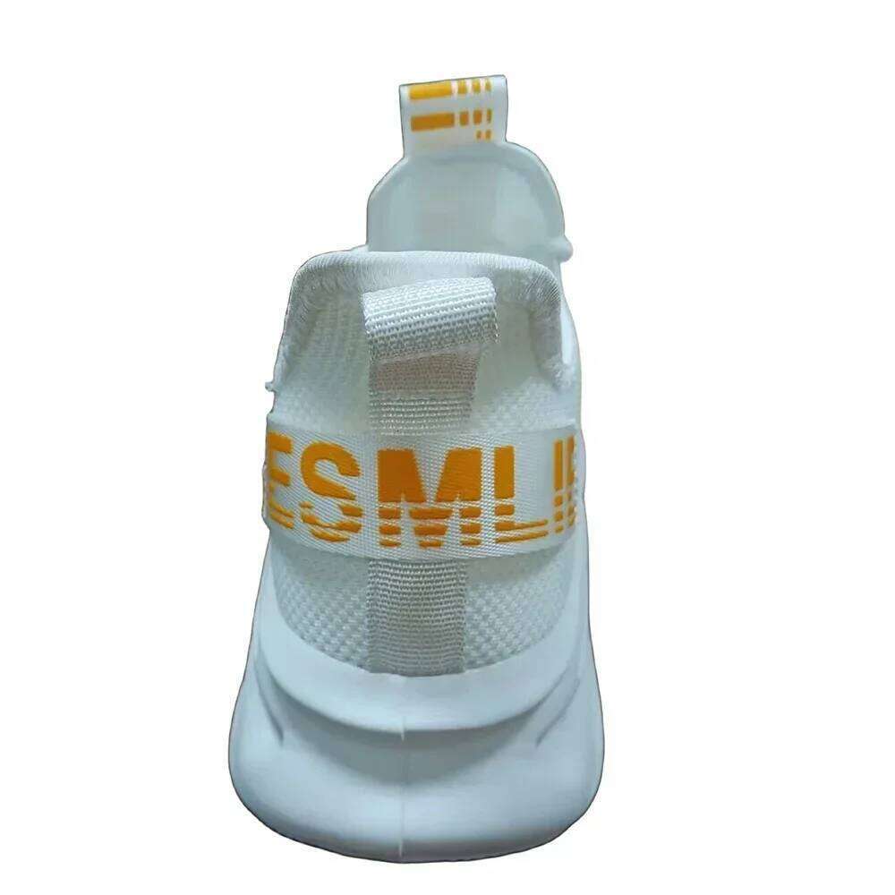 Women's Knitted Breathable Soft Bottom Shock Absorbent Sports Resting Couple Running Shoes Tenis De Luxo Feminino