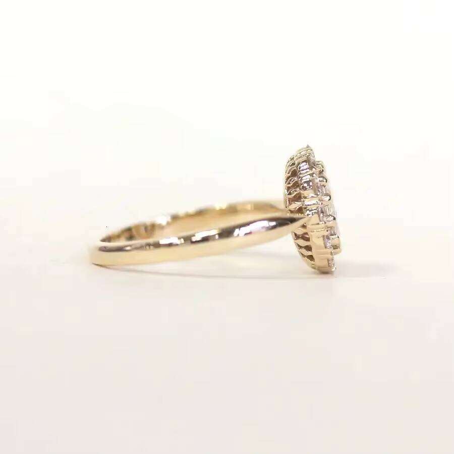 Top Quality Moissanite Diamond Ring With Smooth Polish High Clarity Stone Ideal For Engagement And Wedding Events From India