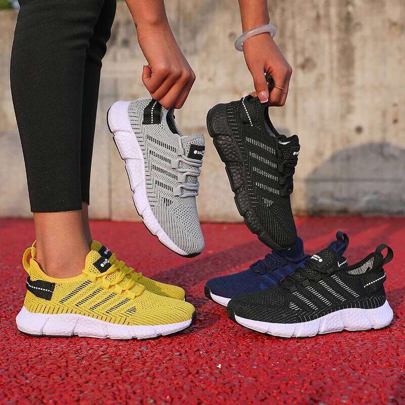 Running Women Sizes 36-46 Mesh Breathable Comfortable Summer Soft Soled Lightweight Versatile Tennis Training Shoes