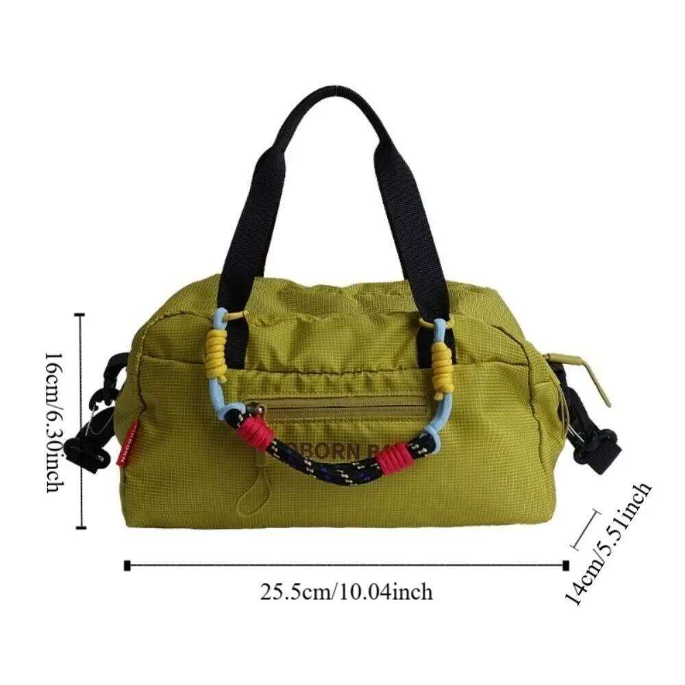 Simple Lightweight Bowling Leisure Adjustable Strap Nylon Crossbody Bag Large Capacity Casual Women's Handbags Outdoor XJ260129