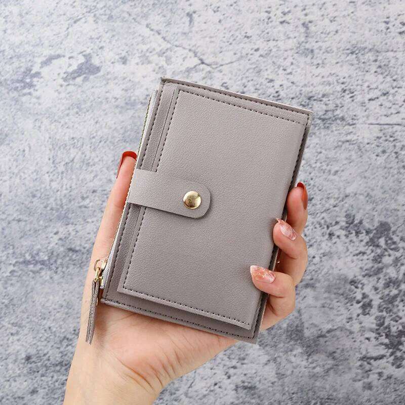 Wallet ins students 2024 new wallet female ultra-thin card one small change clutch bag Y260206